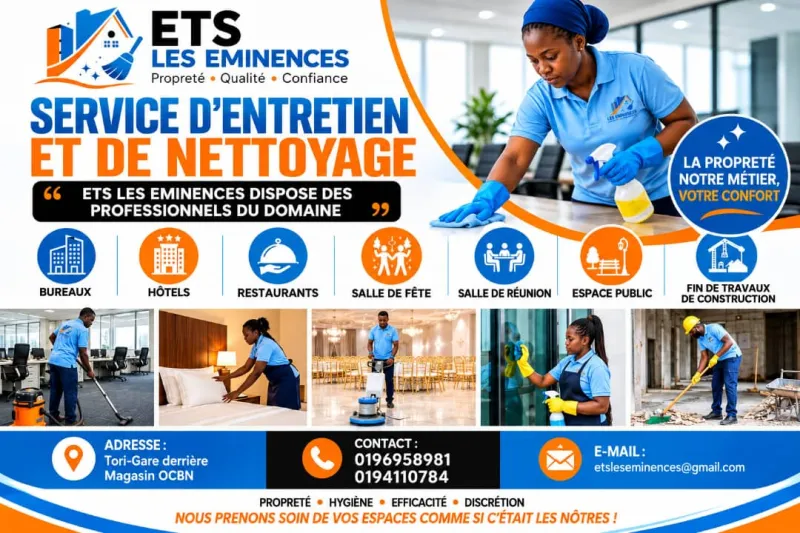 Entretien et nettoyage